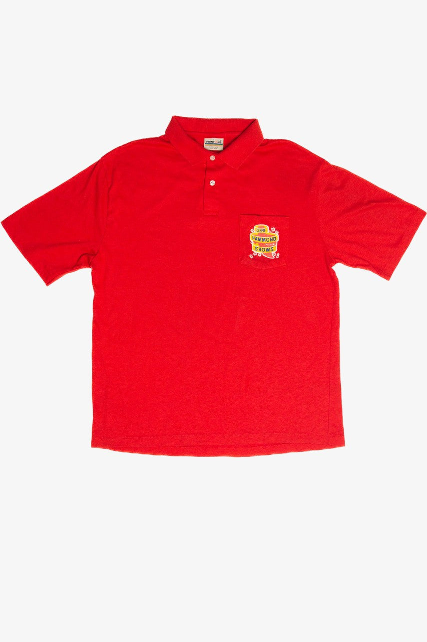 Vintage Gene Hammond Shows Polo Shirt