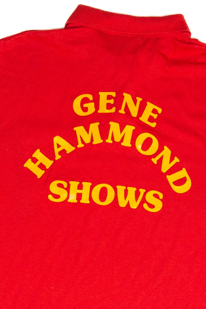 Vintage Gene Hammond Shows Polo Shirt