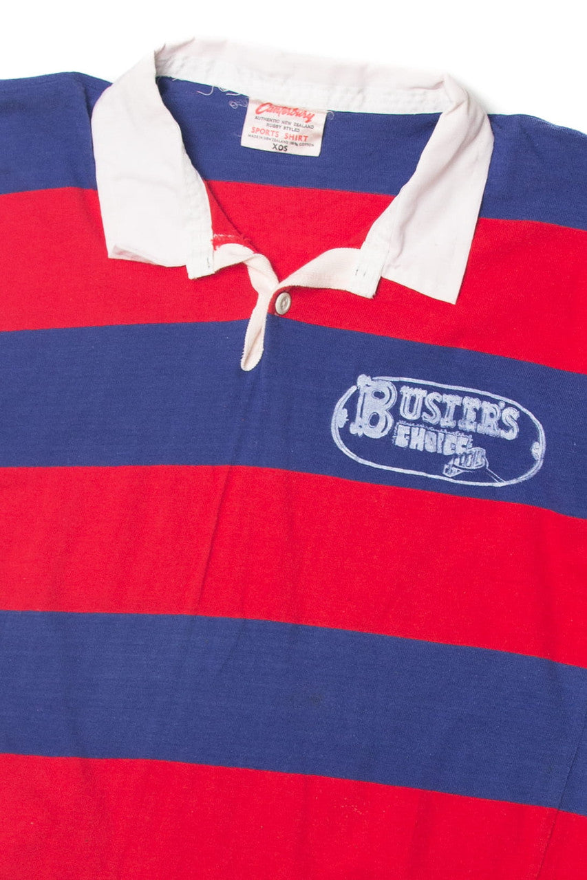 Vintage Cantebury "Buster's Choice" Rugby Styled Polo Shirt