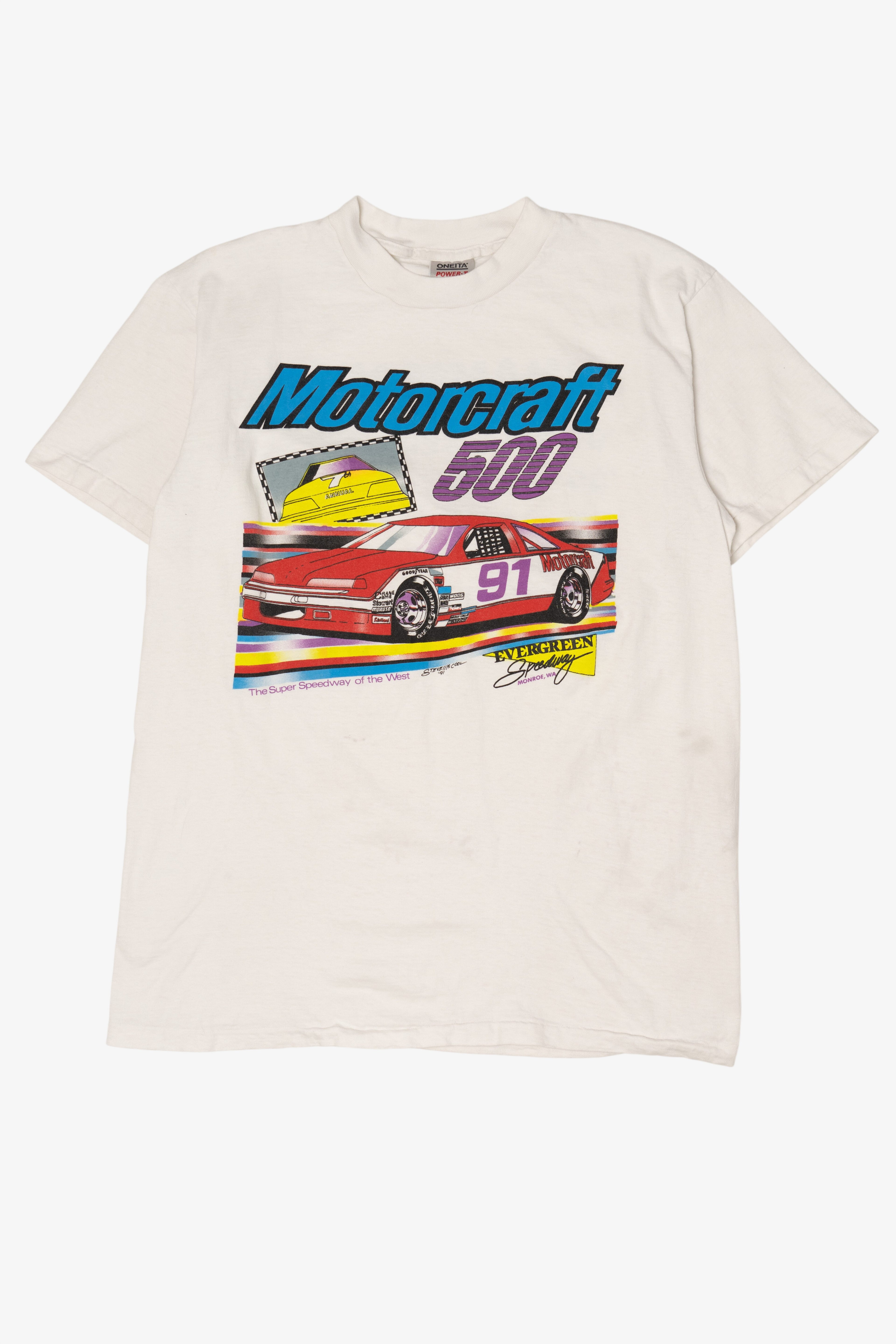 Vintage Motorcraft 500 Champions Single Stitch T-Shirt (1990s)