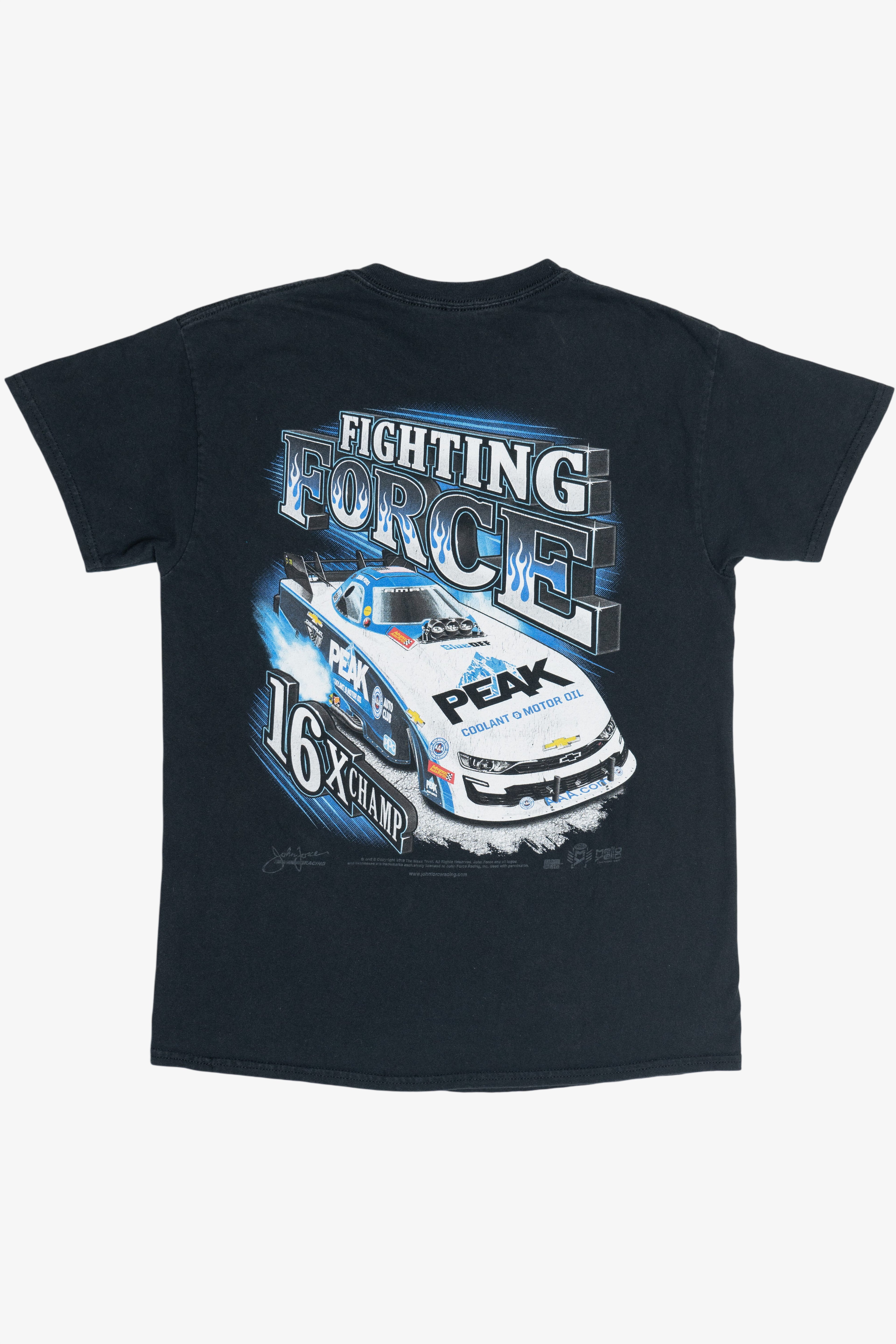 John Force "Fighting 16 X Champ" Racing T-Shirt (2010s)