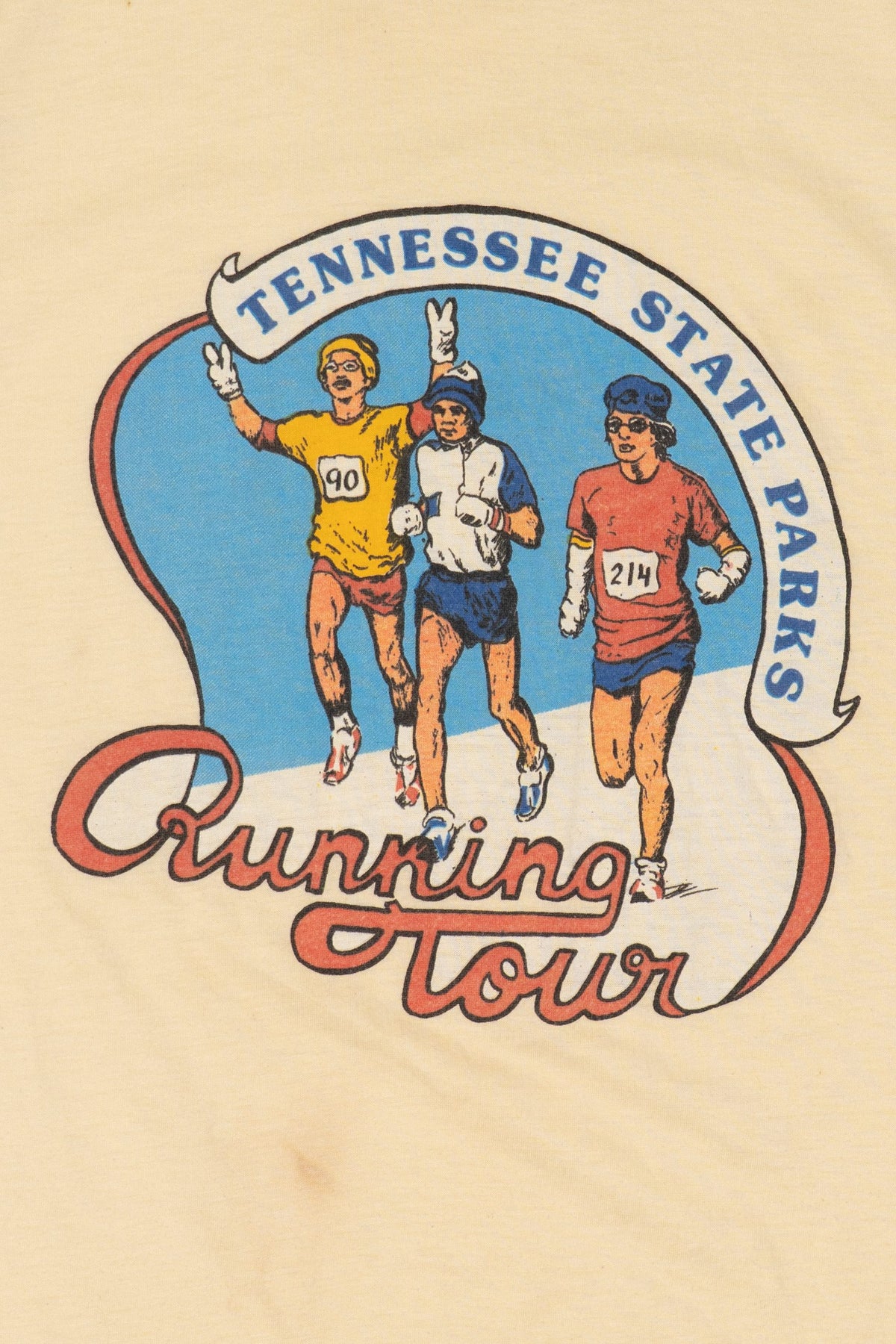 Vintage Tennessee State Parks Running Tour T-Shirt (1980s)