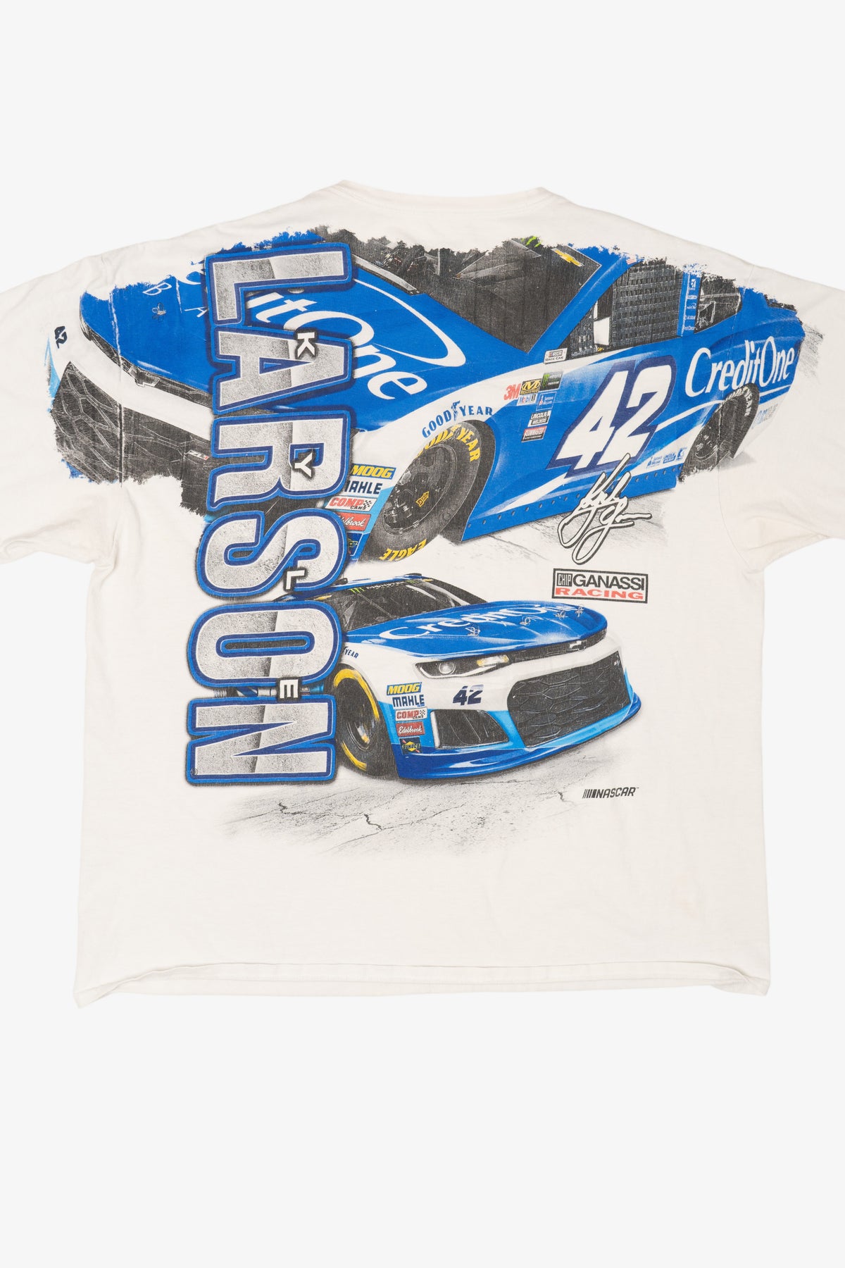 Nascar Kyle Larson Credit One #72 T-Shirt (2010s)