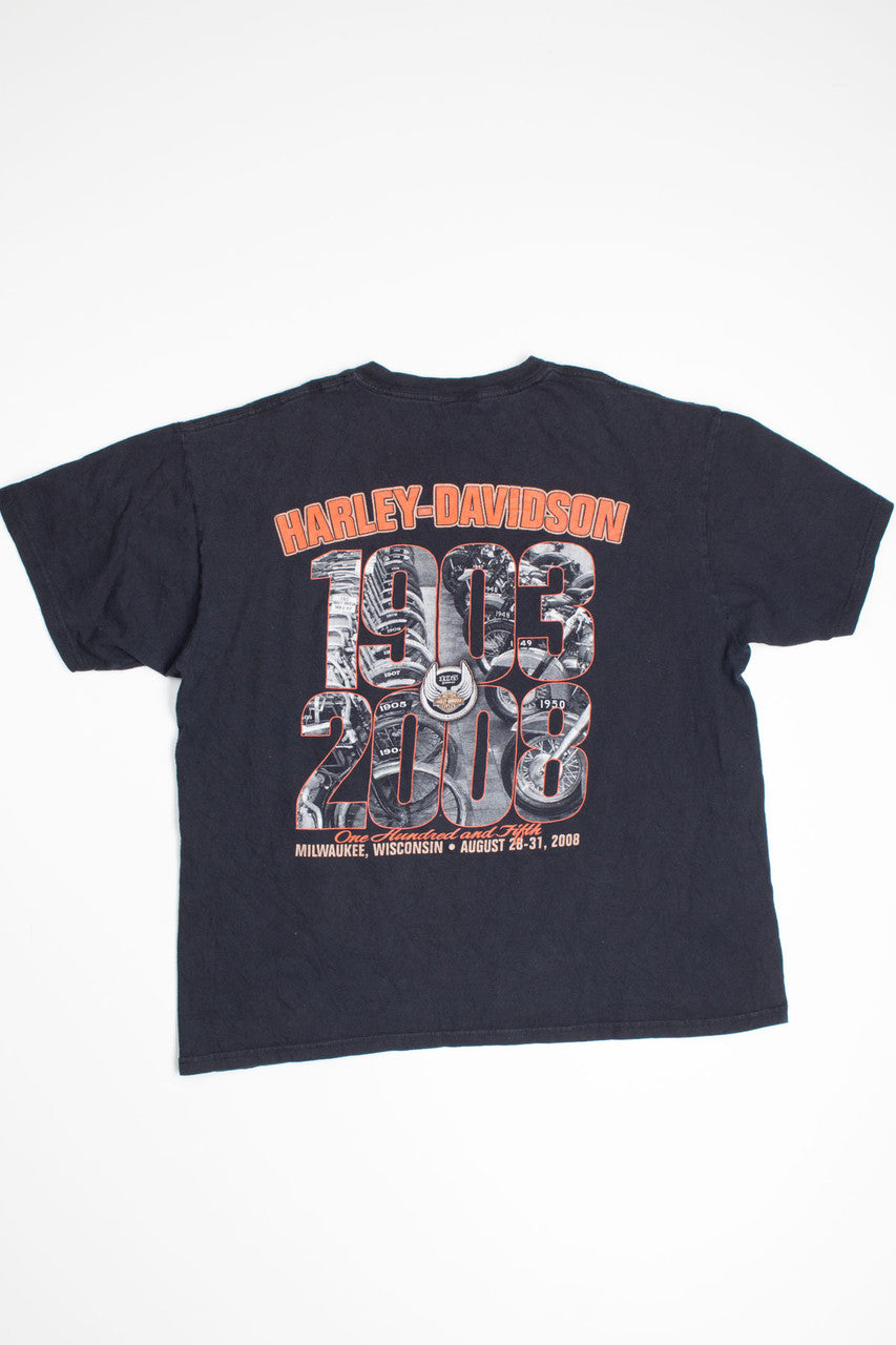 105 Years of Harley Davidson Tee