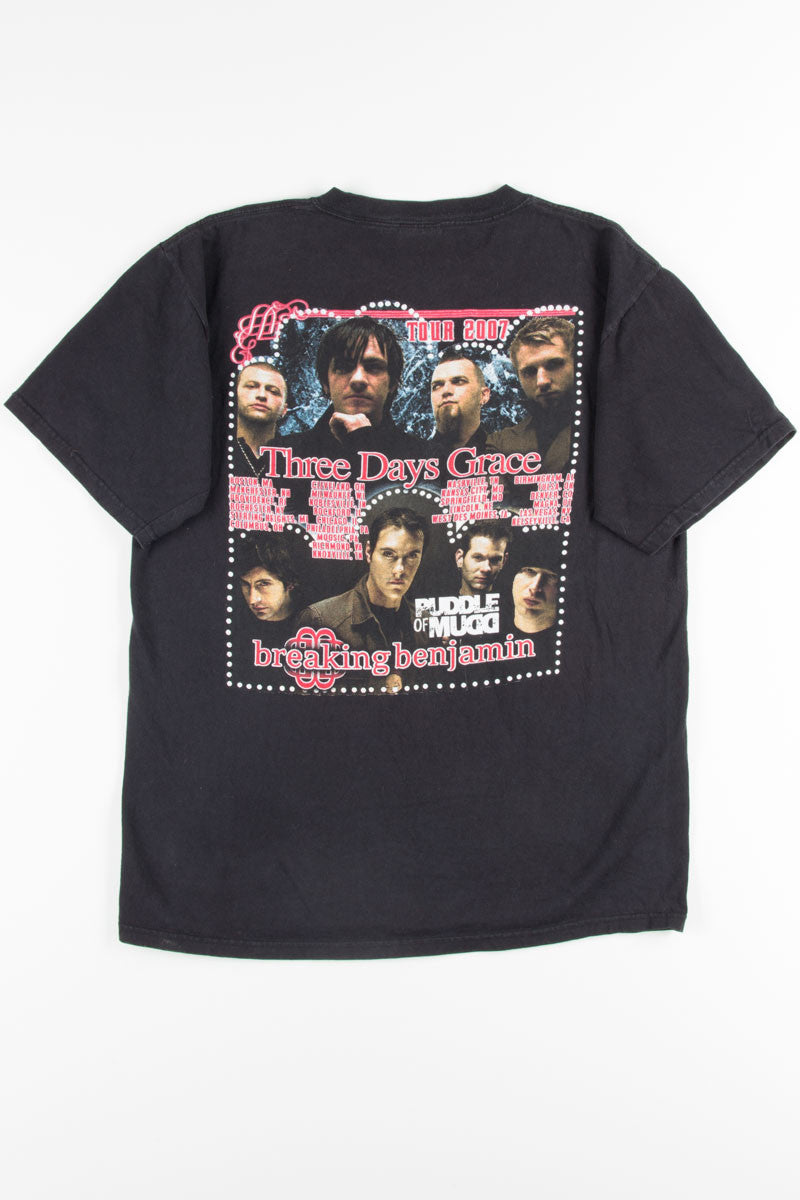 Three Days Grace 2007 Tour T-Shirt