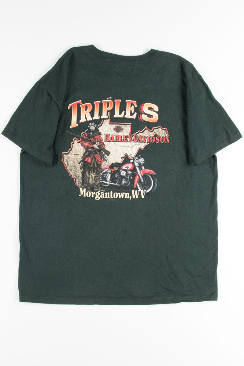 Morgantown Triples Harley-Davidson Tee
