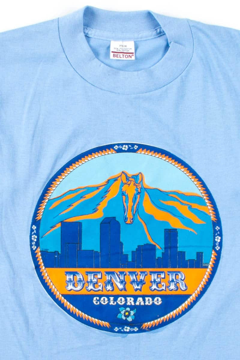Denver Skyline Vintage T-Shirt