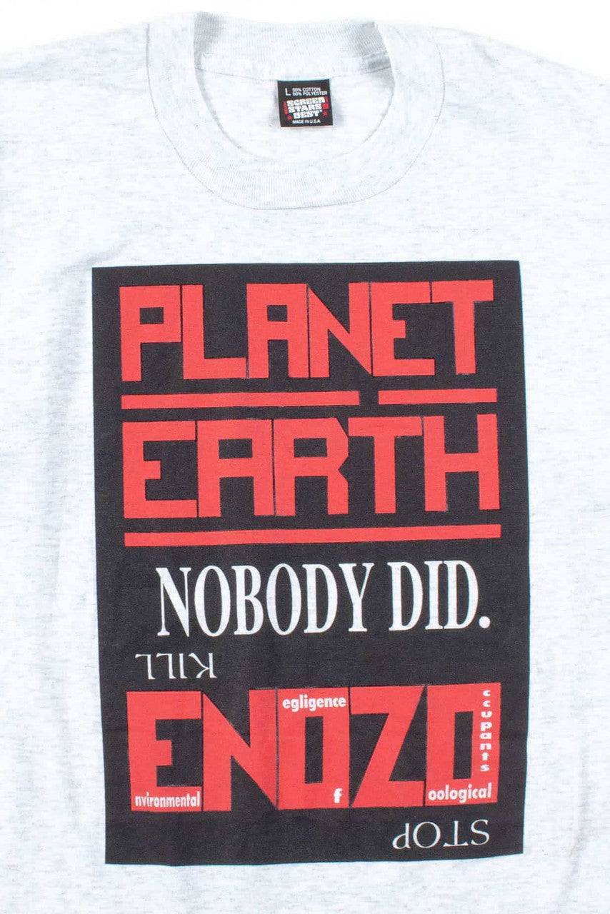 Planet Earth ENOZO Vintage T-Shirt 1