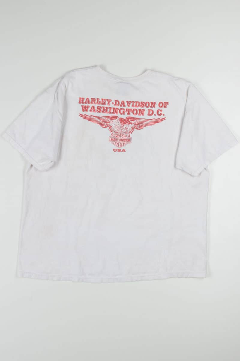 Stained Washington D.C. Harley-Davidson T-Shirt