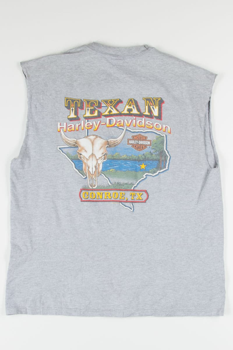 Conroe Texas Harley-Davidson Sleeveless T-Shirt