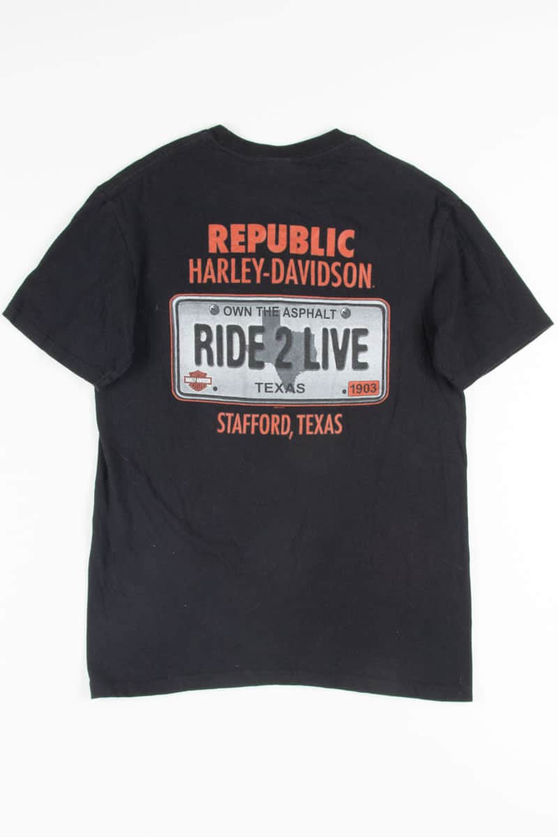 Skeleton Rider Texas Harley-Davidson T-Shirt 1