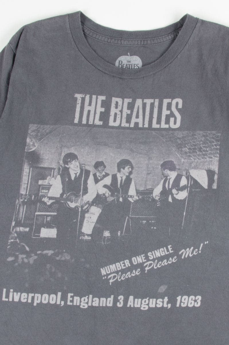Faded The Beatles Number One Single T-Shirt
