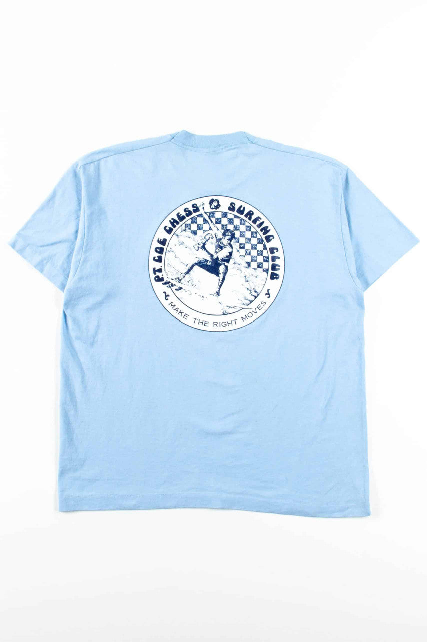 P.T. Coe Chess & Surfing Vintage T-Shirt
