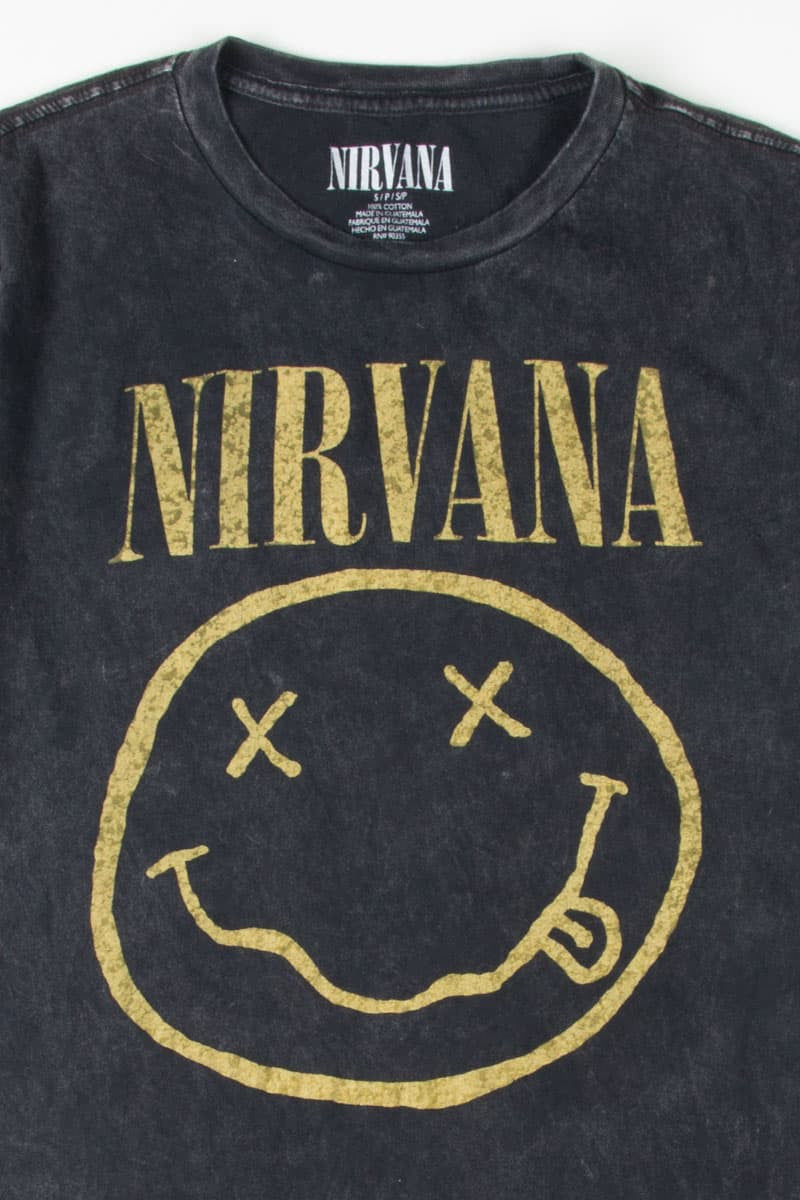 Stone Washed Nirvana Band T-Shirt