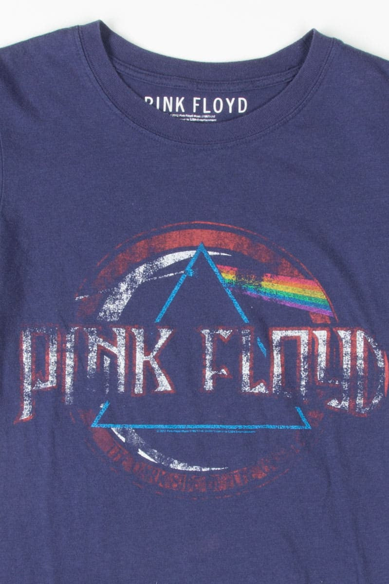 Faded Navy Pink Floyd Band T-Shirt