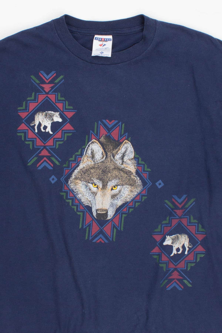 Three Wolves Vintage T-Shirt