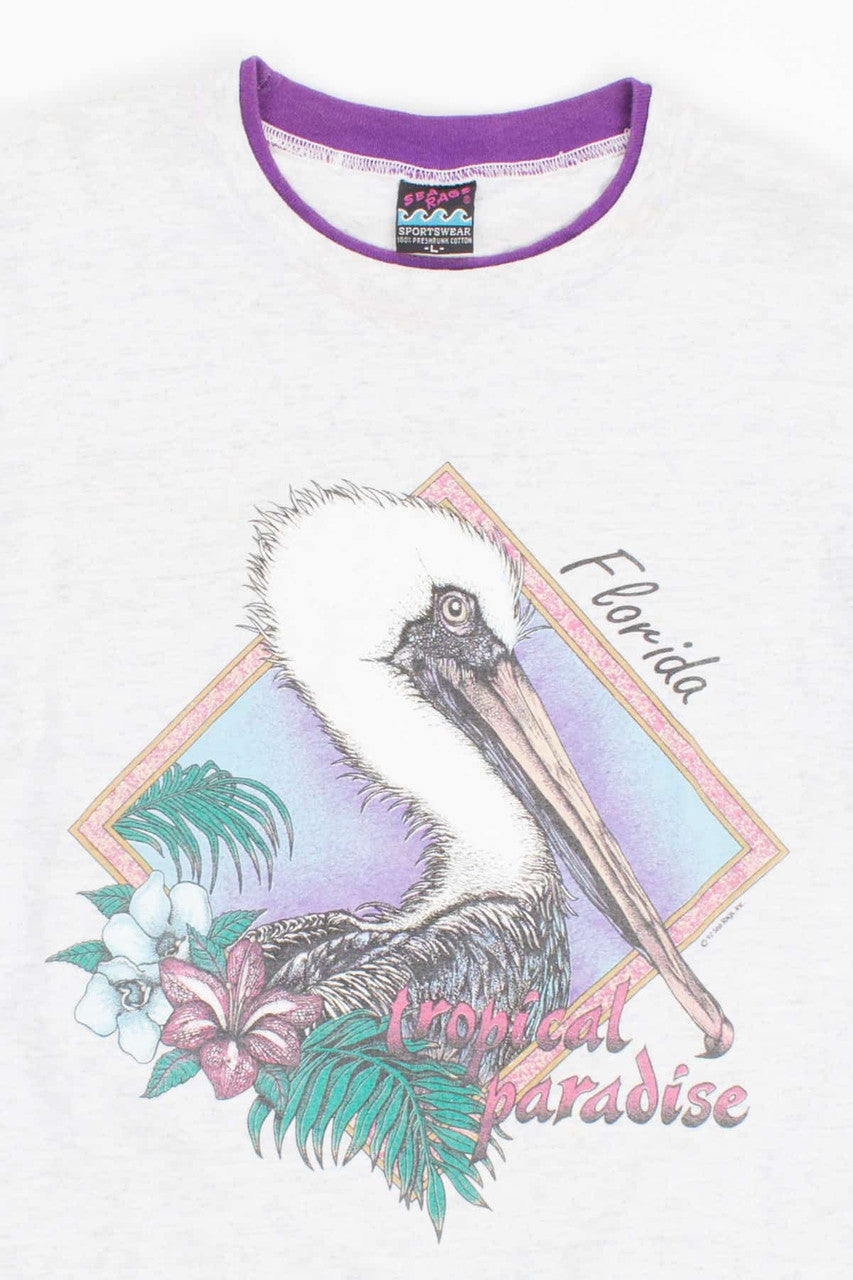 Tropical Paradise 1992 Vintage T-Shirt
