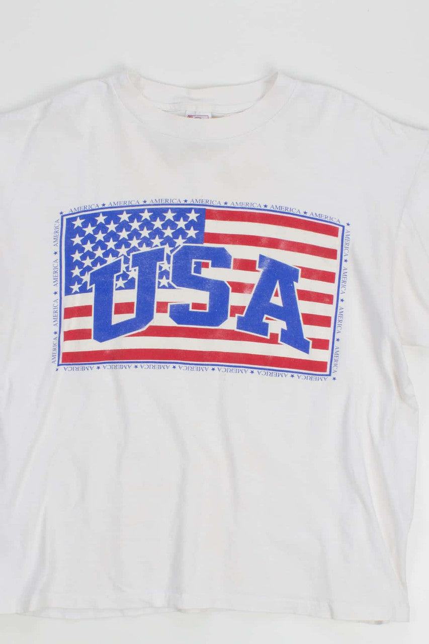 USA Flag Vintage T-shirt