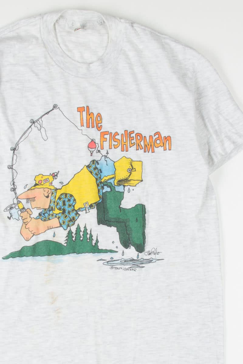 The Fisherman Vintage T-Shirt (Single Stitch)