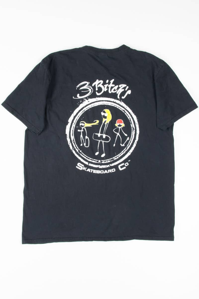 3 Bitch's Skateboard Co. T-Shirt