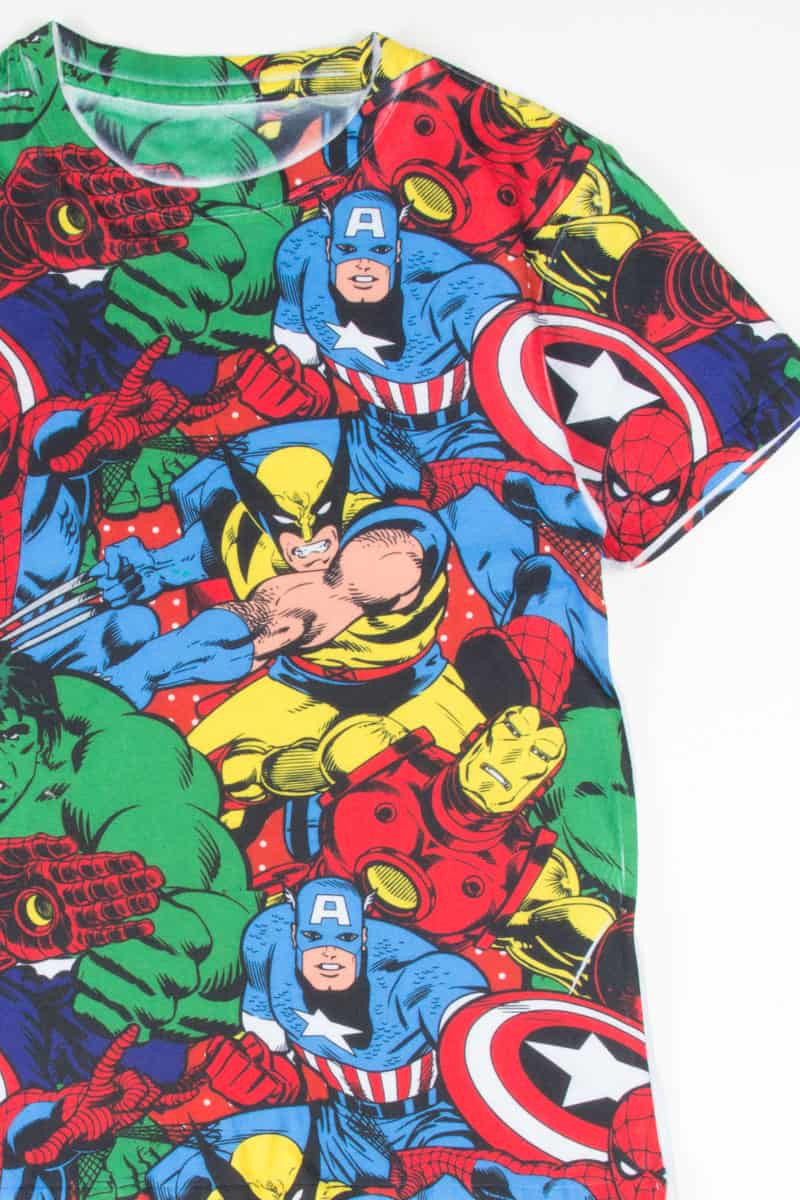 Marvel Characters Sublimation T-Shirt