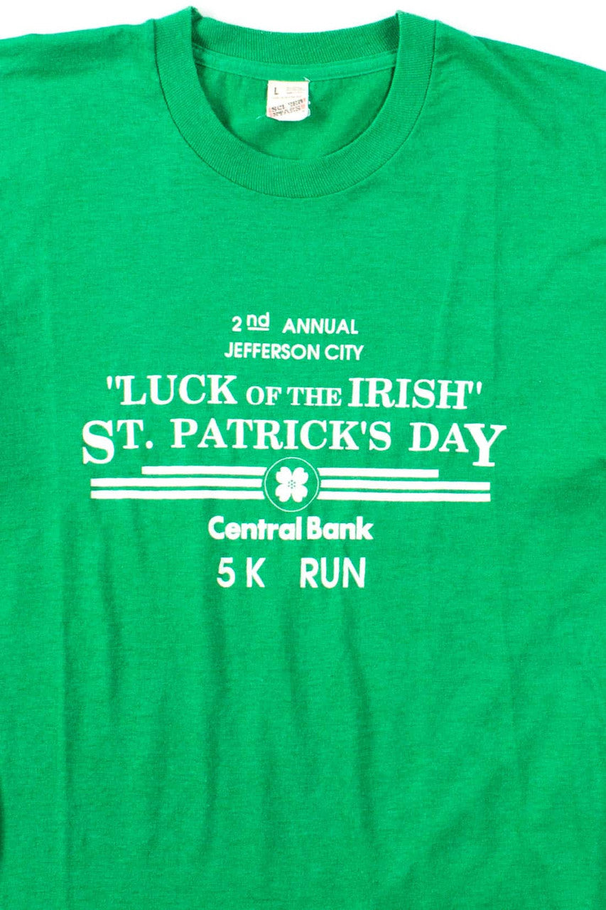 Luck of the Irish 5K Run T-Shirt (Single Stitch)