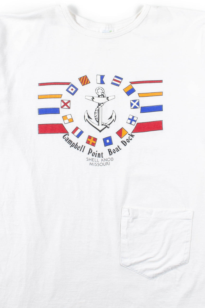 Campbell Point Waist Pocket T-Shirt (Single Stitch)
