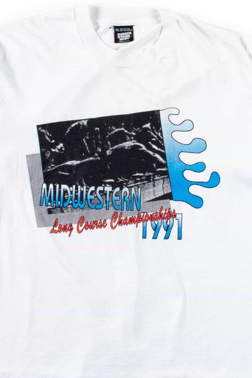 Midwestern Long Course T-Shirt (1991, Single Stitch)
