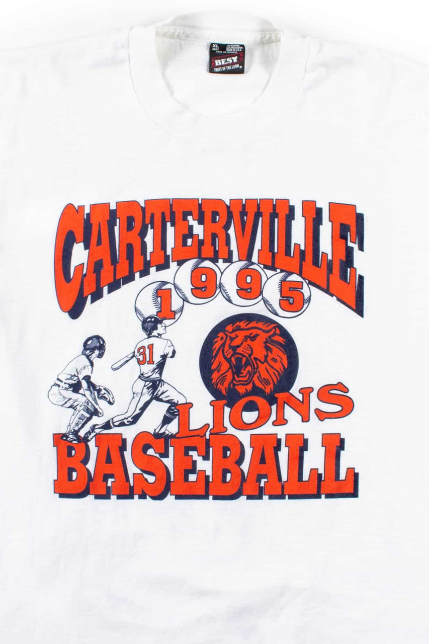 1995 Carterville Baseball T-Shirt (Single Stitch)