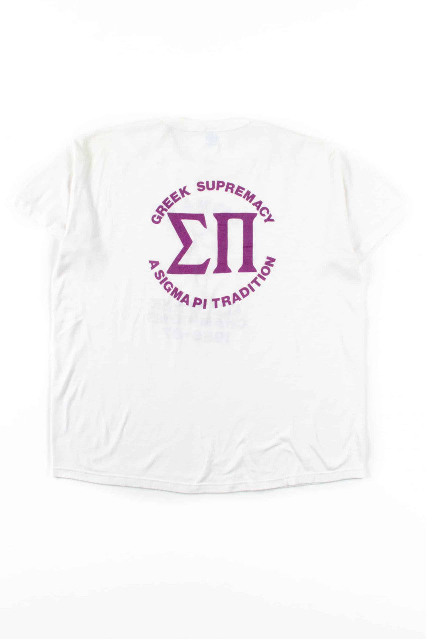 Sigma Pi All Greek Champions T-Shirt (1986, Single Stitch)