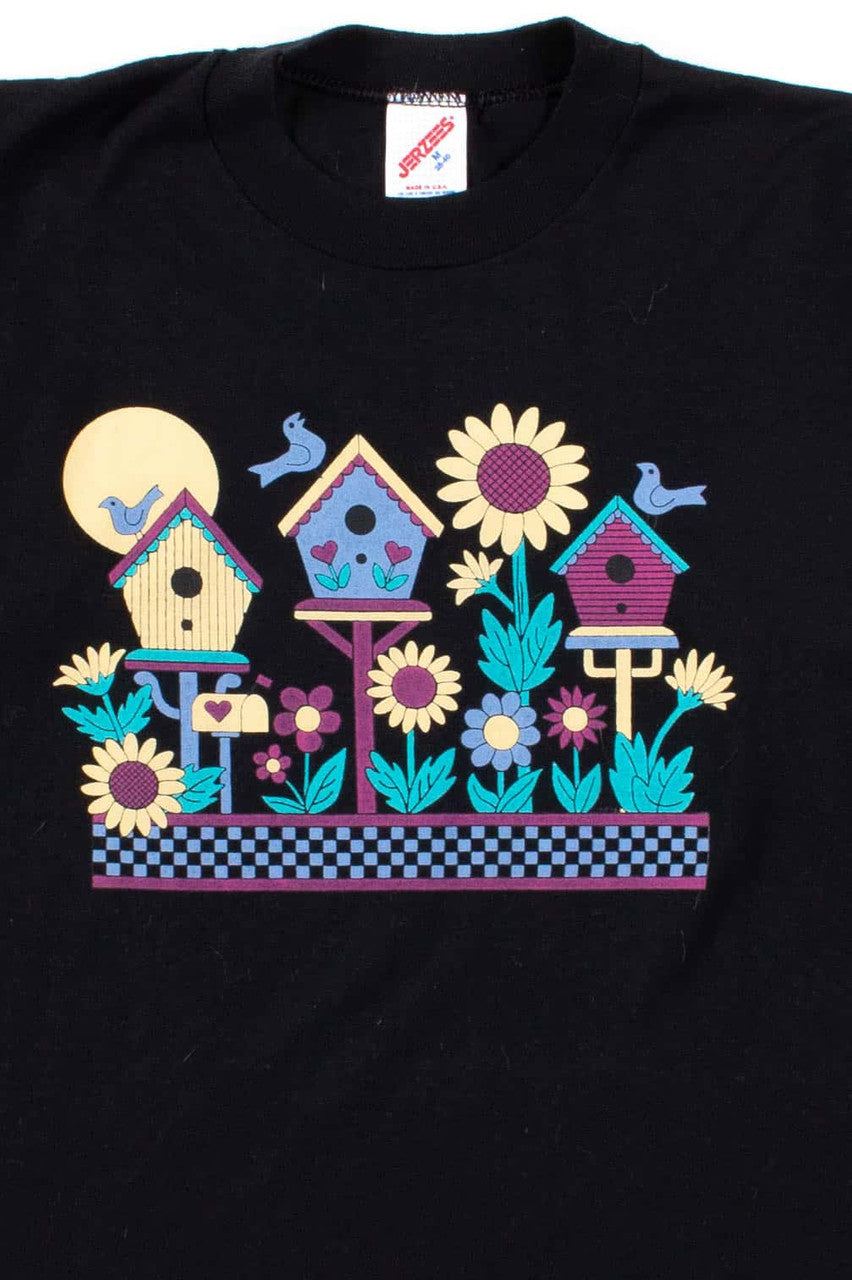 Birdhouses T-Shirt (Single Stitch)