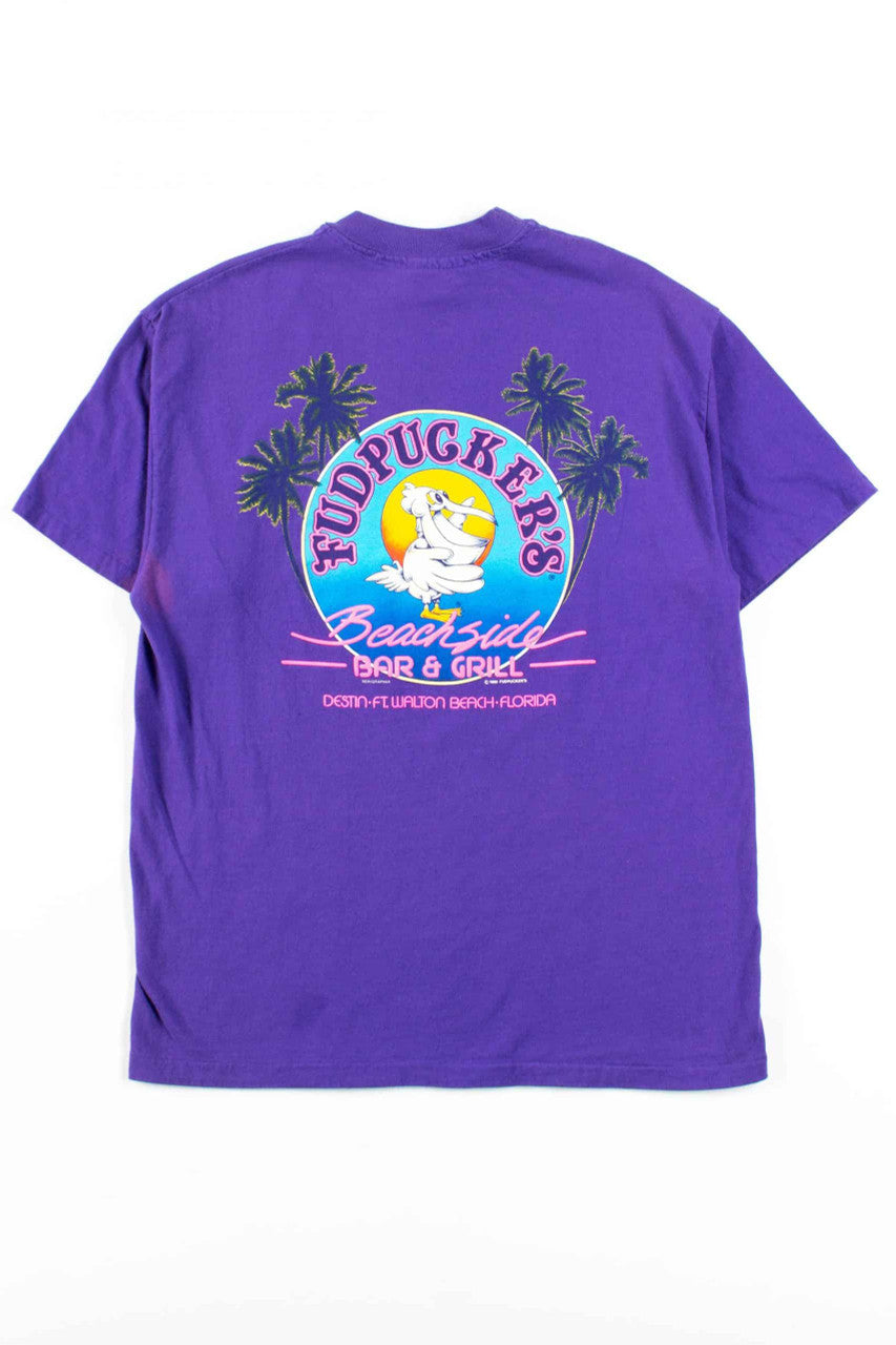 Fudpucker's Bar & Grill T-Shirt (1989, Single Stitch)