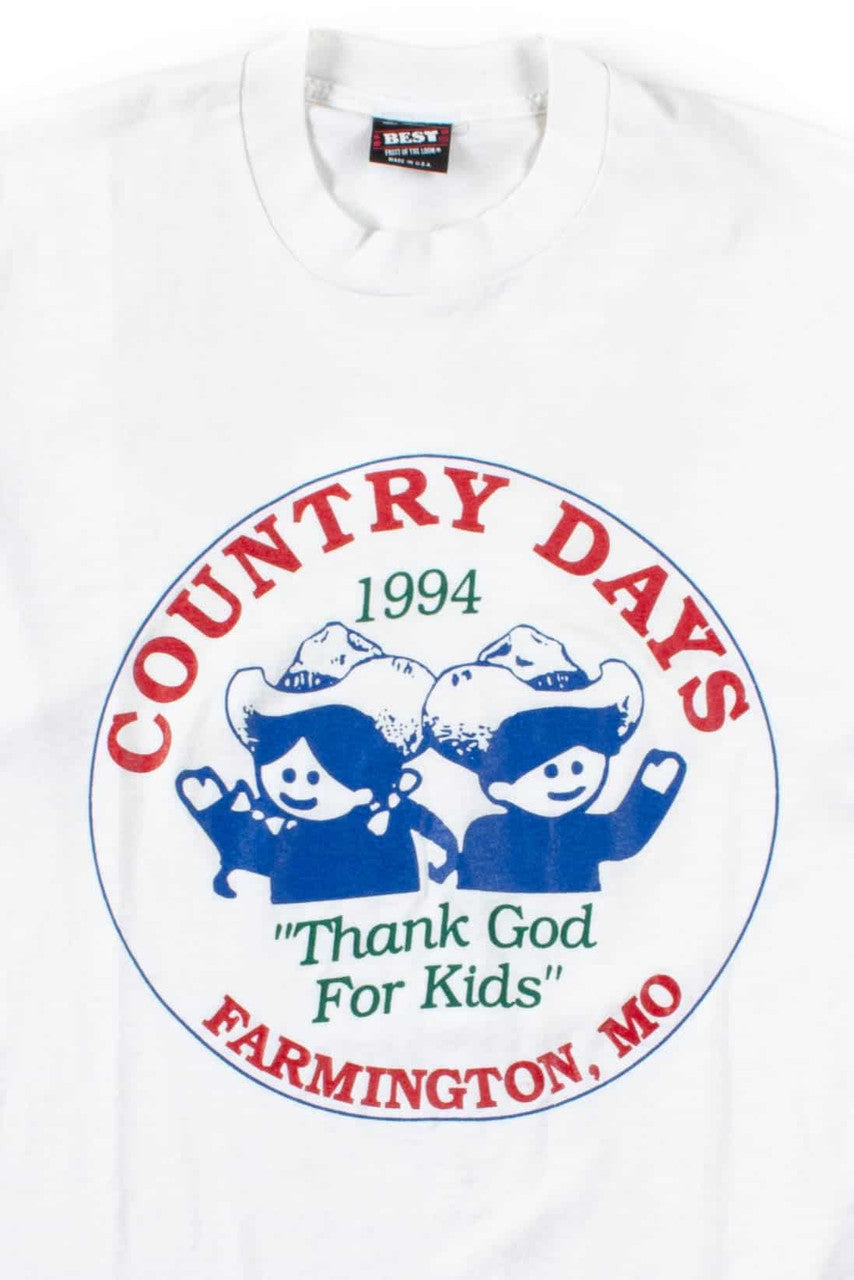 Country Days 1994 T-Shirt (Single Stitch)