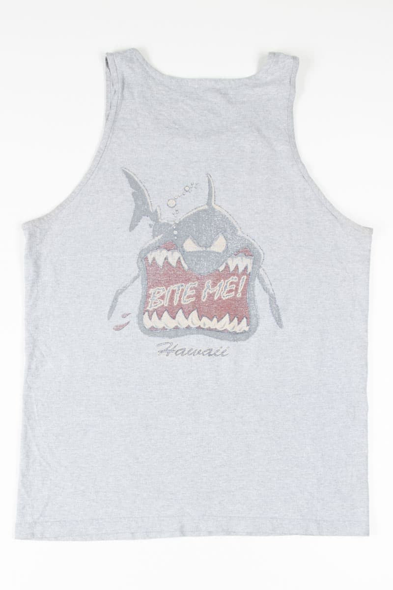 Faded Bite Me Hawaii Tank