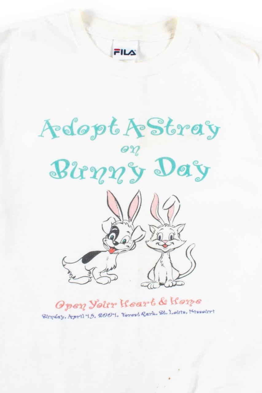 Adopt A Stray On Bunny Day T-Shirt