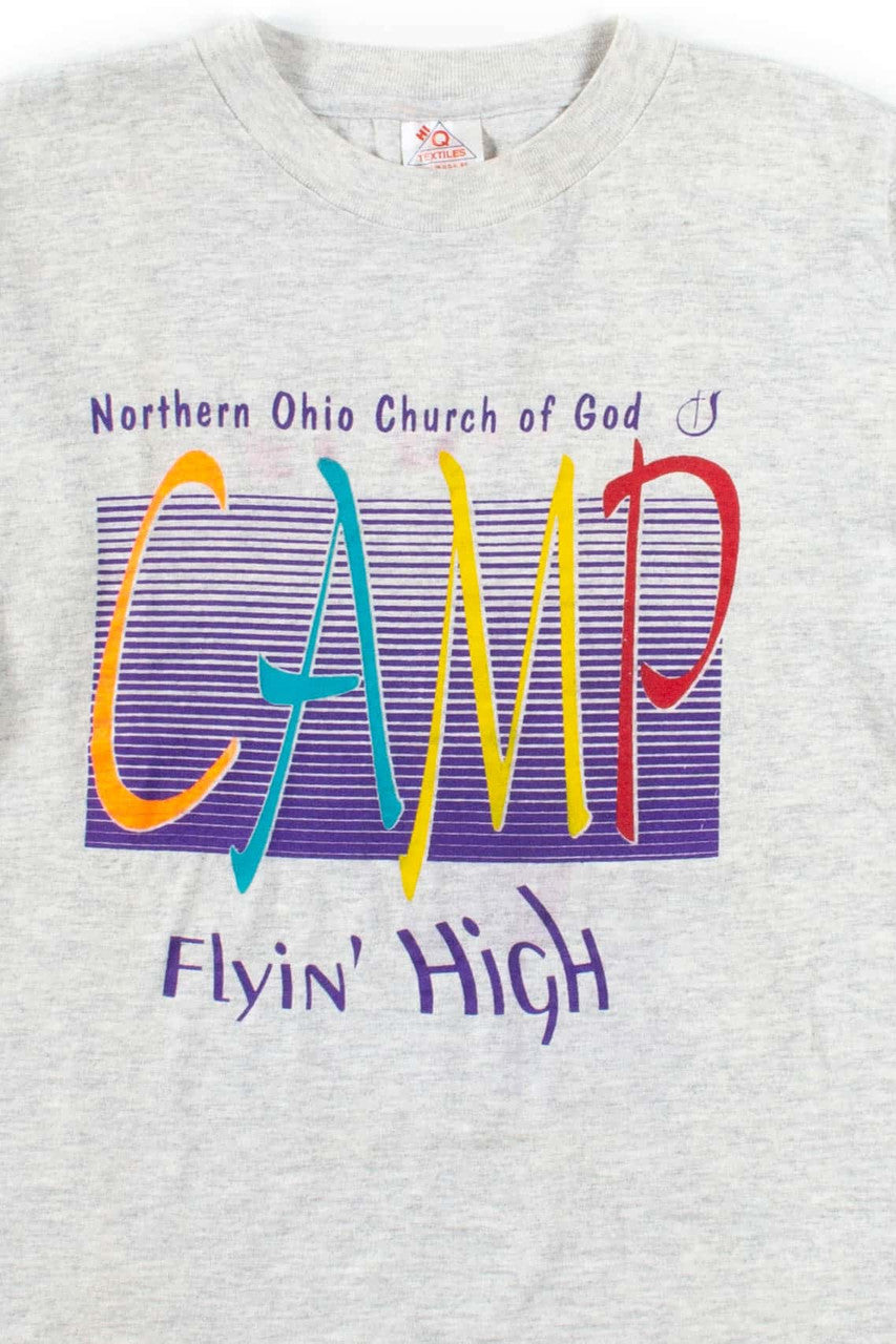 Camp Flyin' High T-Shirt (Small, Single Stitch)