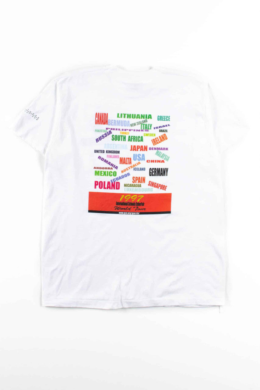 International Schools Cyberfair T-Shirt (1997, Single Stitch) 1