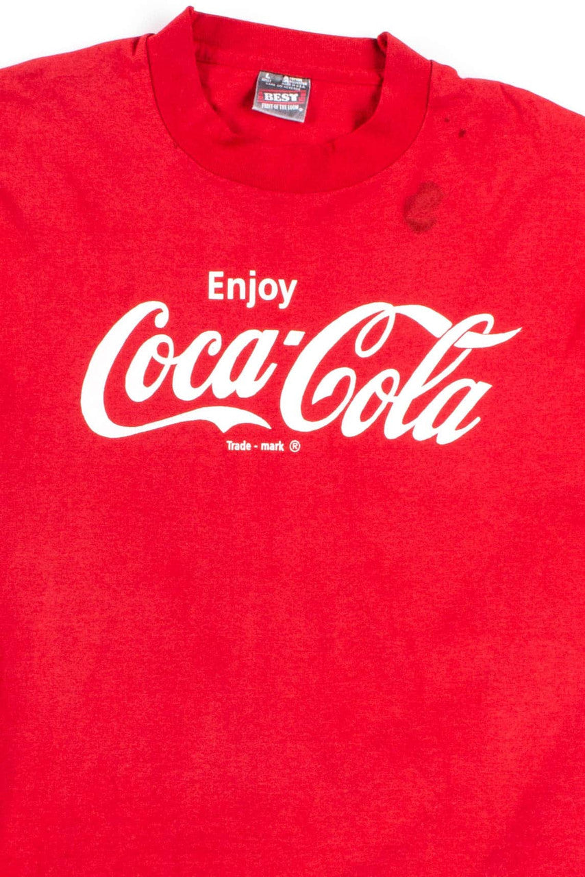 Enjoy Coca-Cola T-Shirt (Single Stitch)
