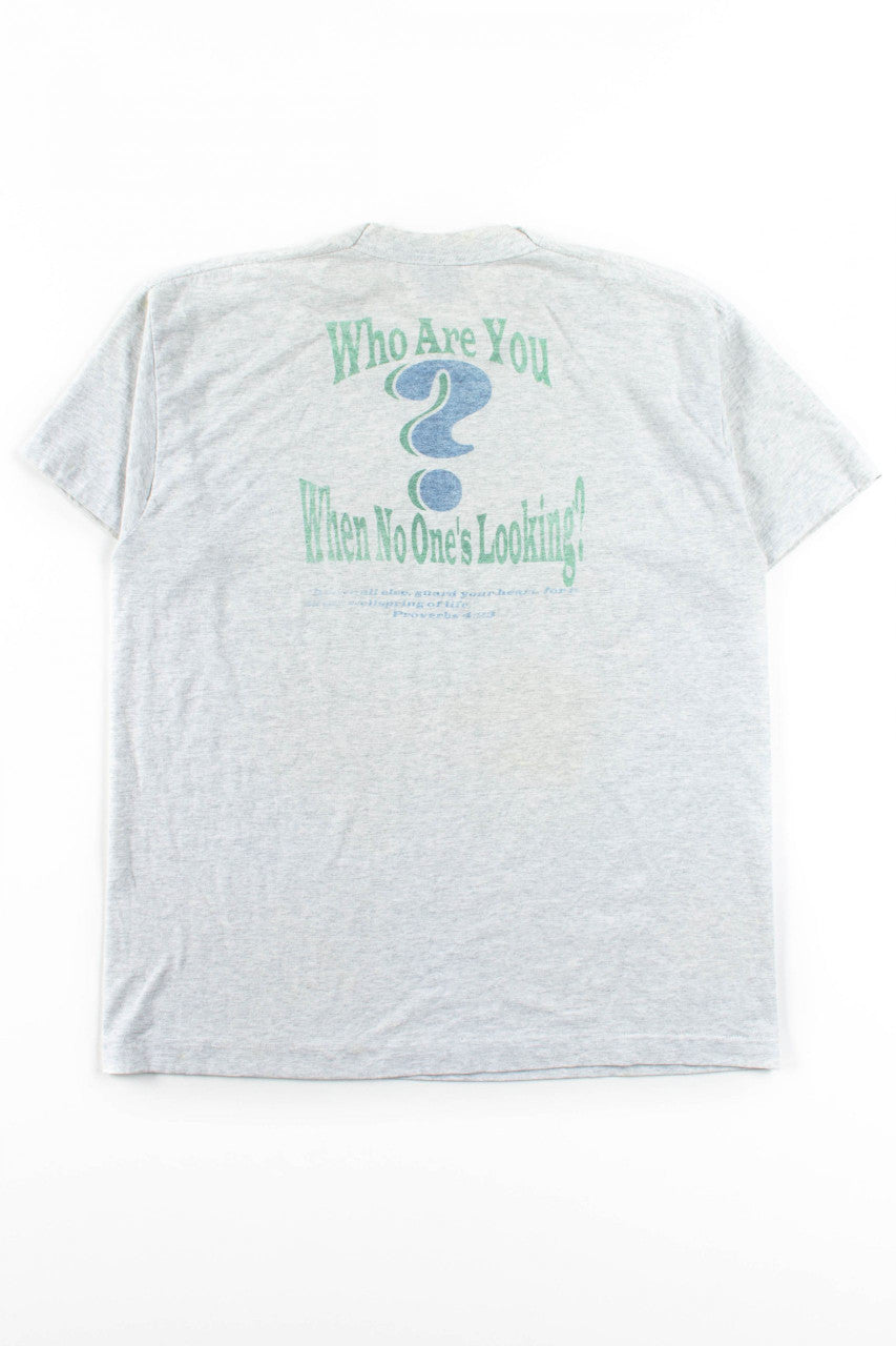 Who Are You? T-Shirt (Single Stitch)