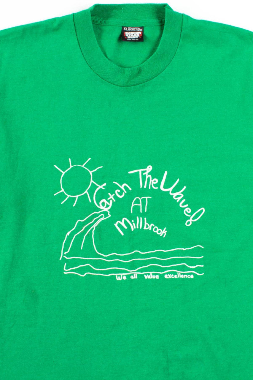 Catch The Wave At Millbrook T-Shirt (Single Stitch)