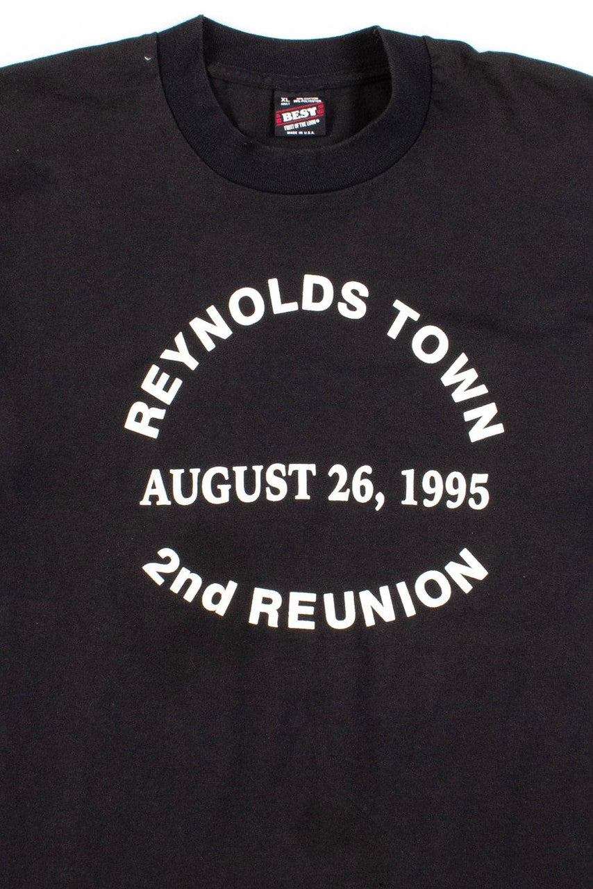 Reynolds Town 2nd Reunion T-Shirt (1995, Single Stitch)