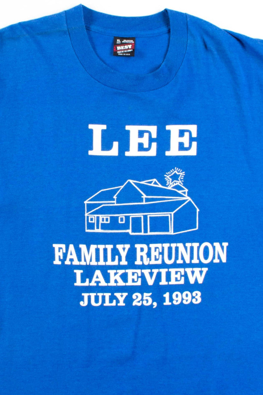 Lee Family Reunion T-Shirt (1993, Single Stitch)