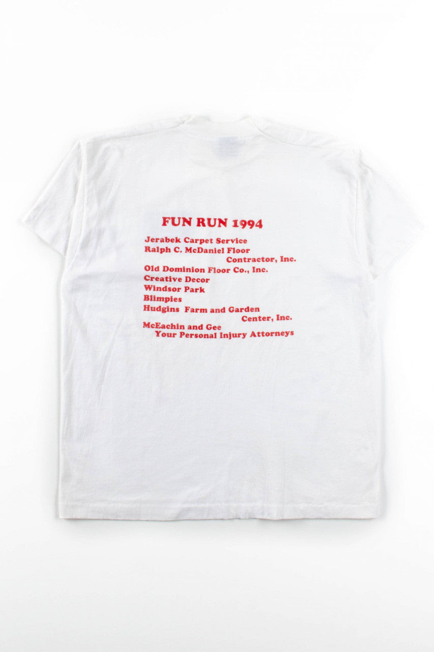 Grange Hall Elementary Fun Run T-Shirt (1994, Single Stitch)