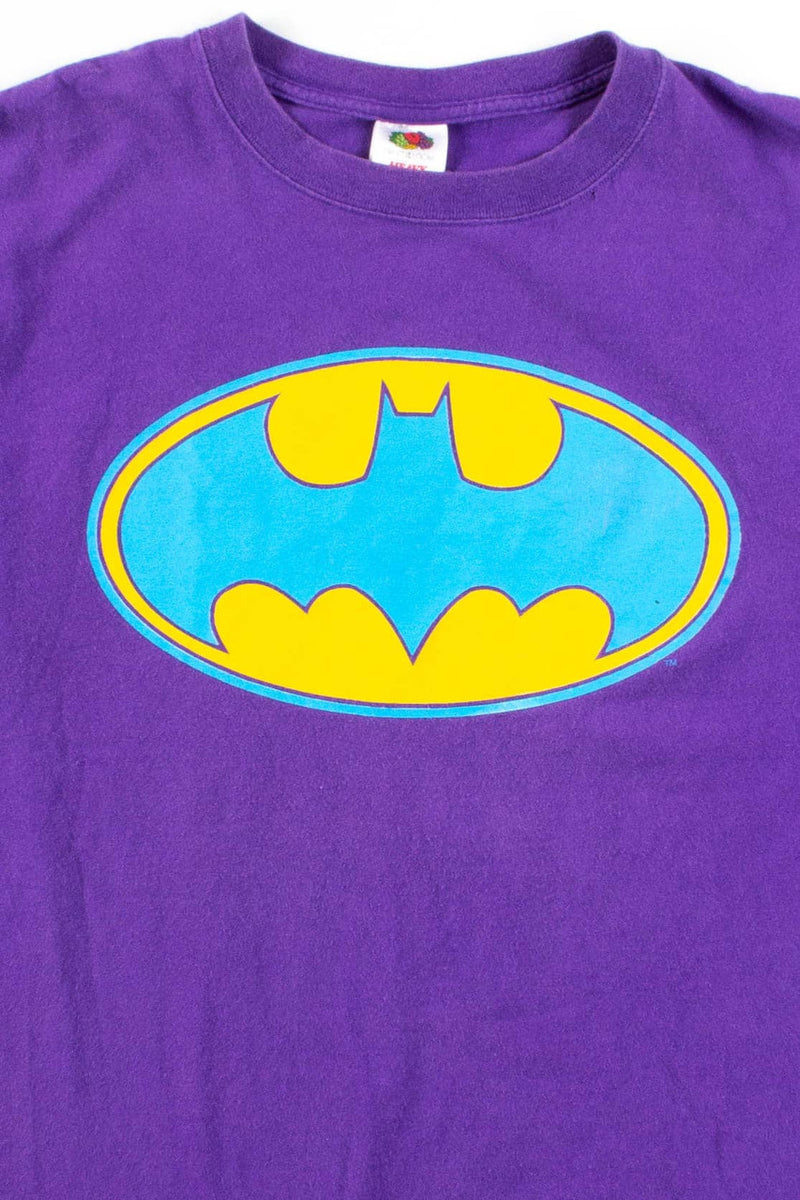 Purple Batman Logo Vintage TShirt Ragstock — free download