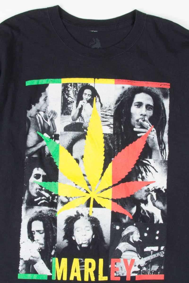 Bob Marley Marijuana Zion T-Shirt