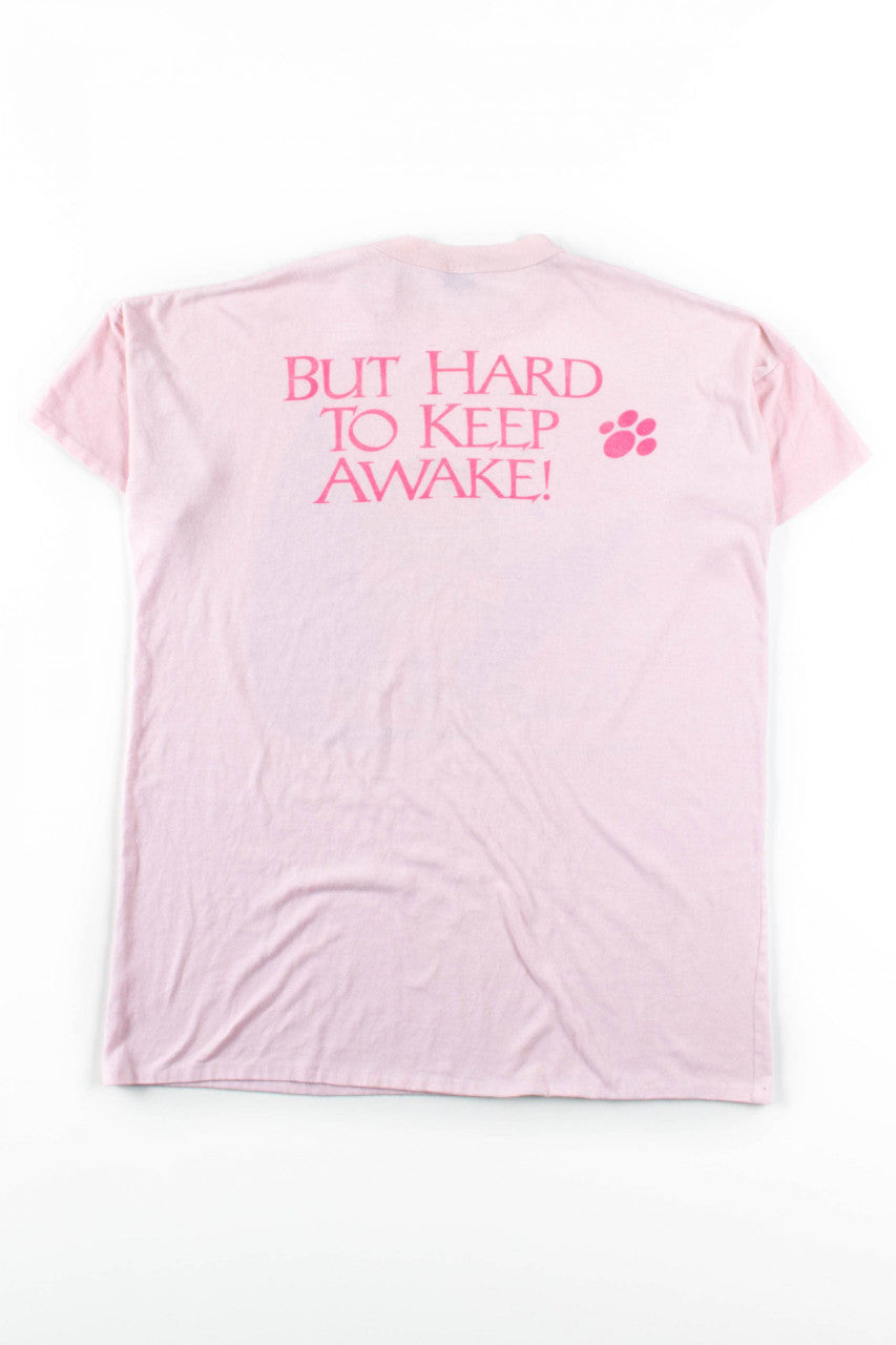 I'm Easy To Love Garfield Vintage Night Shirt (Single Stitch)