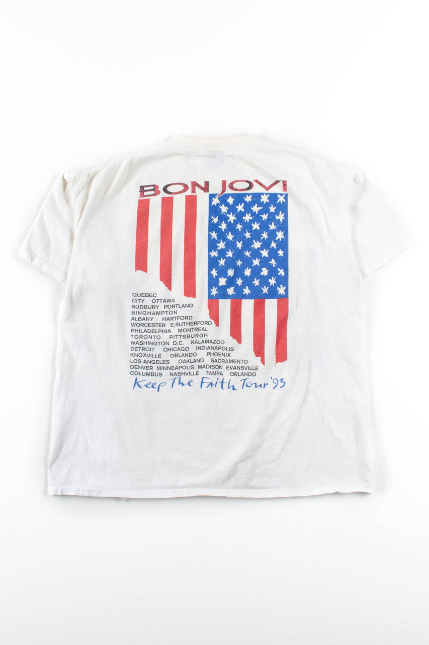 Bon Jovi Keep The Faith Tour '93 T-Shirt
