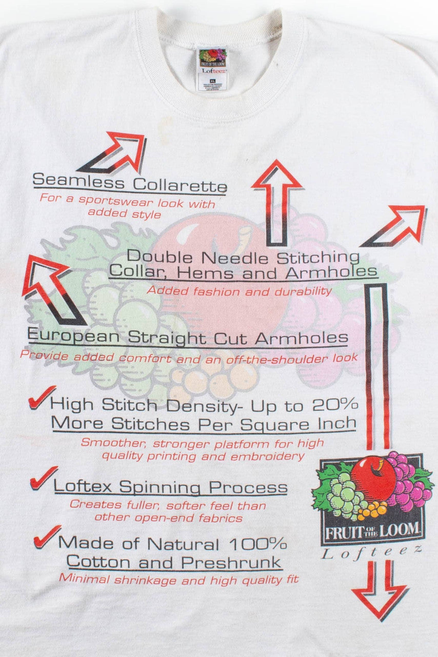 Fruit Of The Loom Cutoff Product Sales T-Shirt