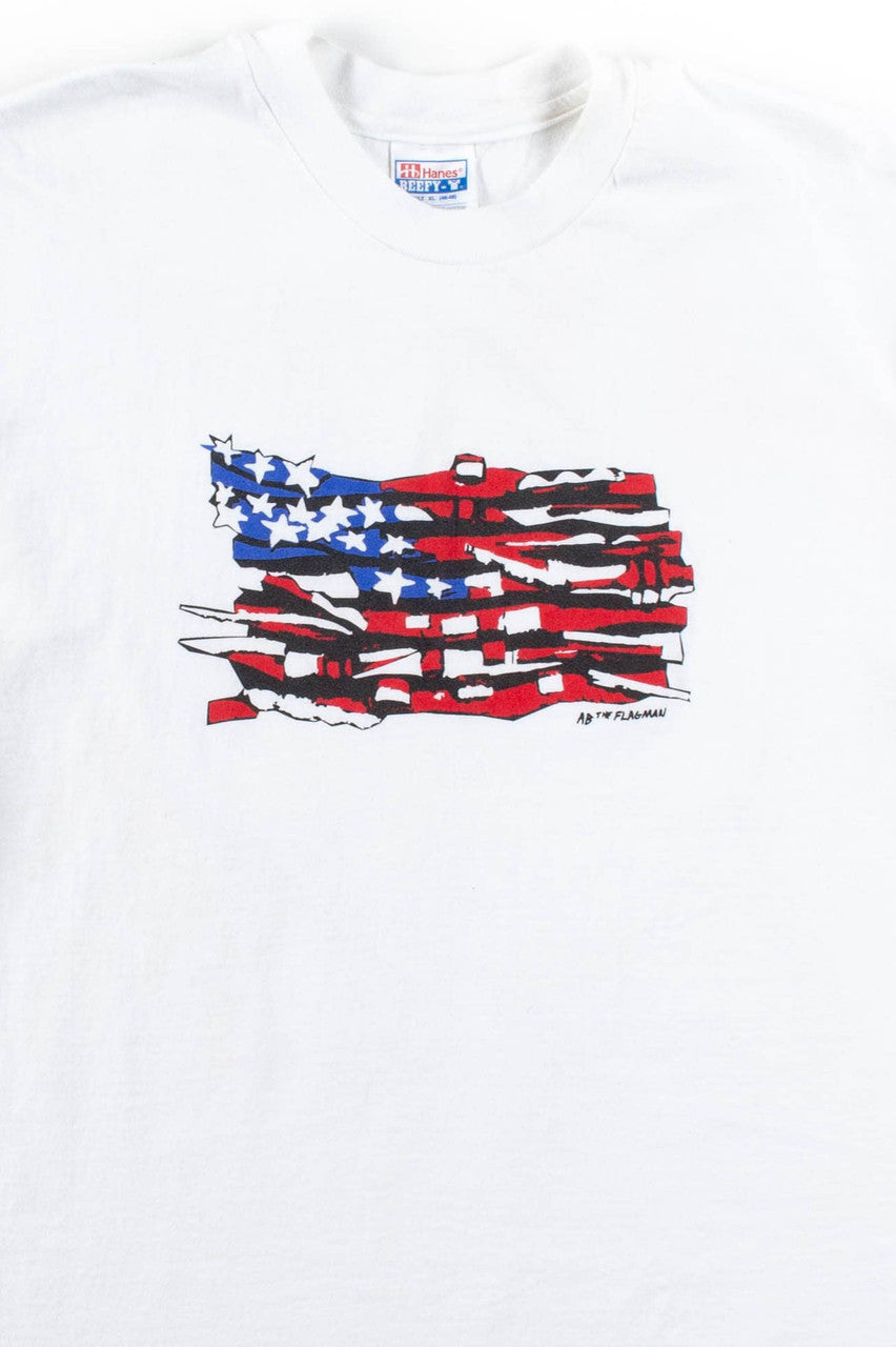 AB The Flagman T-Shirt (Single Stitch)