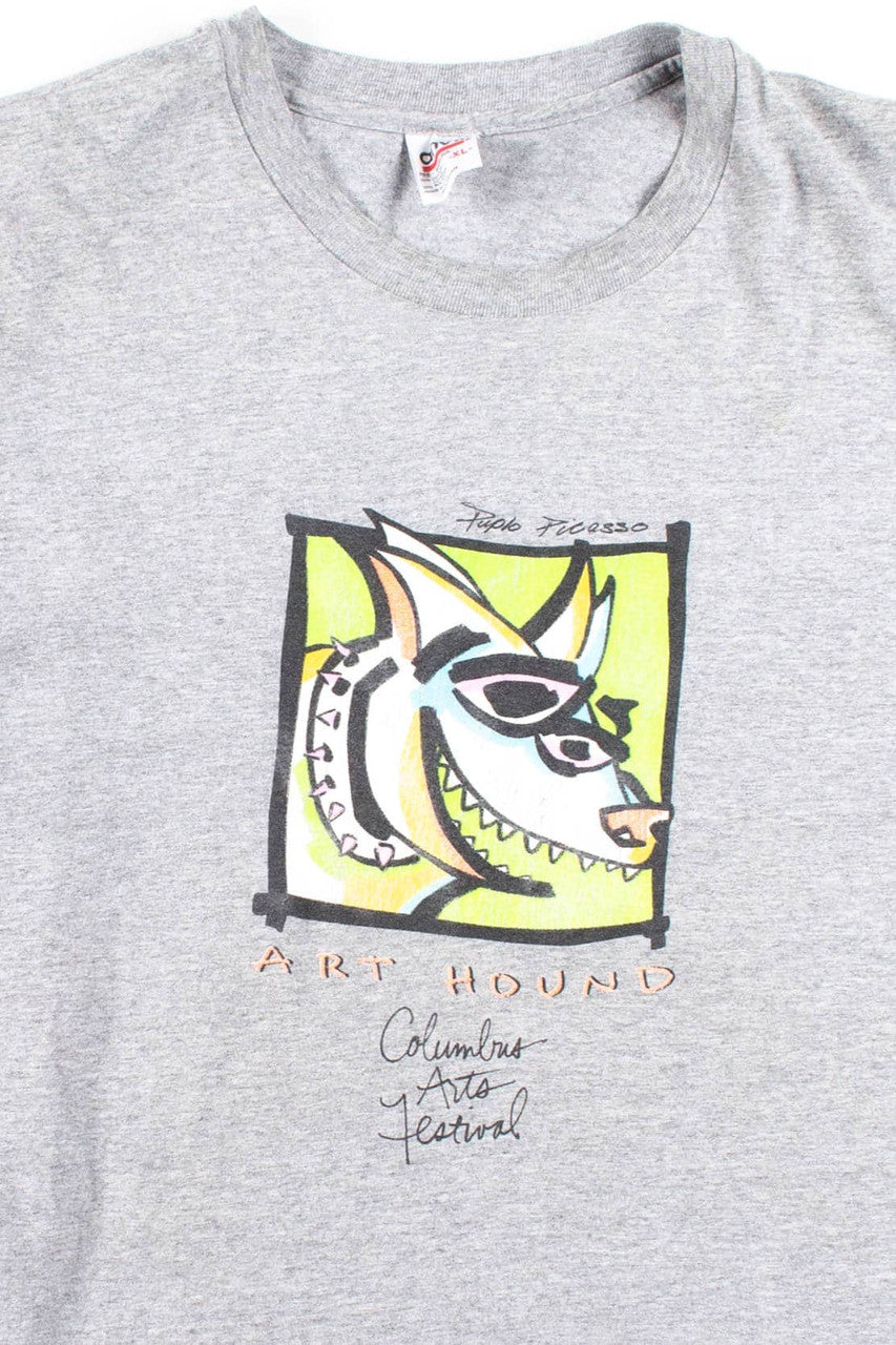 Puplo Picasso Art Hound T-Shirt